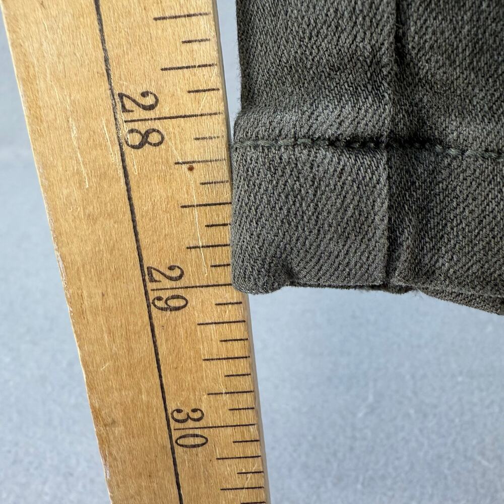 Liverpool Cargo Jeans Women's 8/29 Olive Green The Ankle Cargo Skinny Preppy - Picture 16 of 16